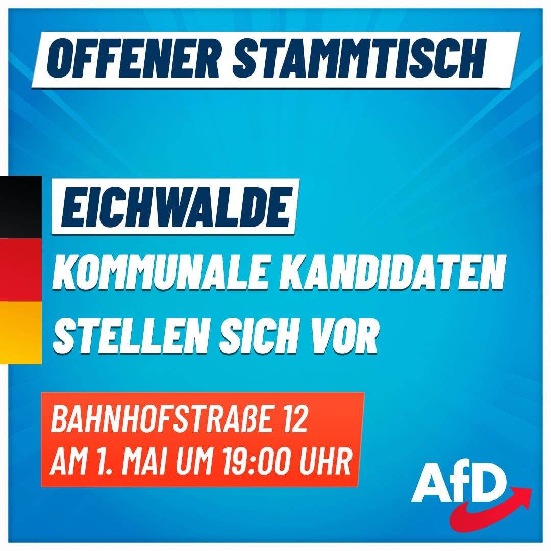 Heute offener Stammtisch in Eichwalde